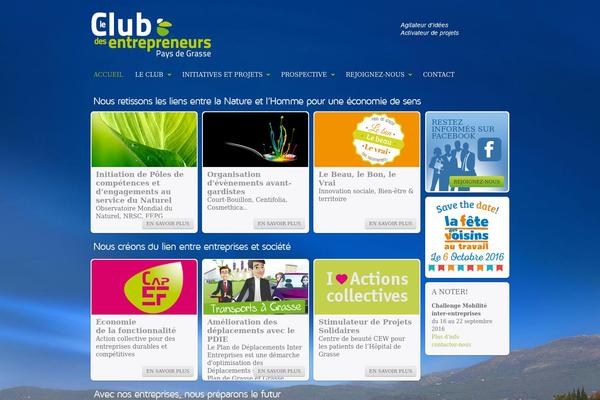 Cloud theme site design template sample
