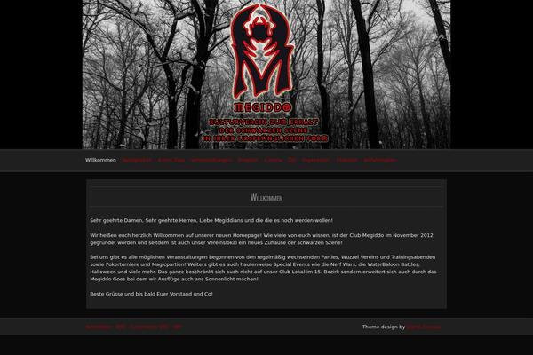 Typo-o-graphy theme site design template sample