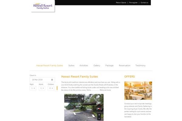 Site using Gdlr-hotel plugin
