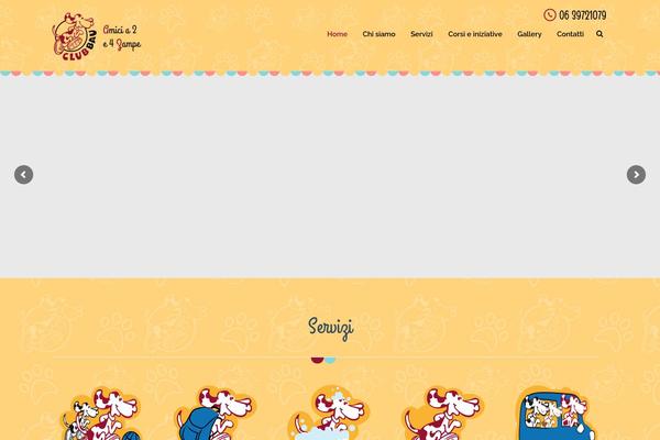 Pet theme site design template sample