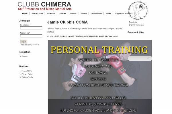 clubbchimera.com site used Canvas