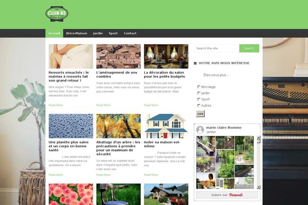 Portal theme site design template sample