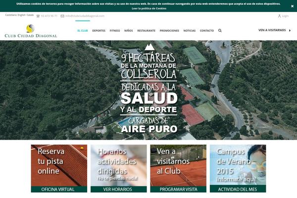 Understrap theme site design template sample