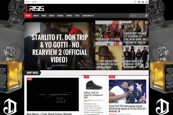 Hot Topix theme site design template sample