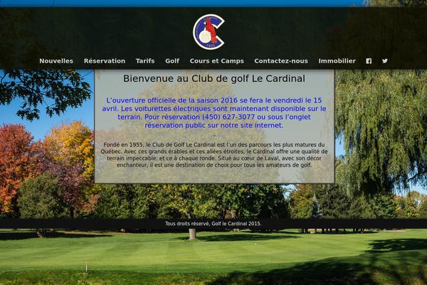 clubdegolflecardinal.com site used Adventure-plus
