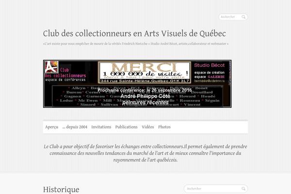 clubdescollectionneursenartsvisuelsdequebec.com site used Clean Retina