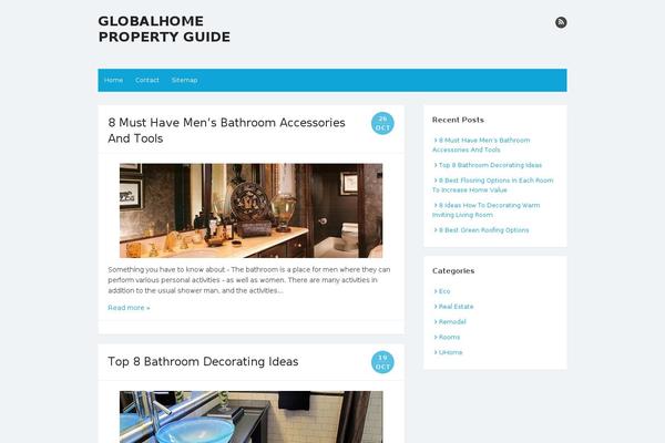 The Box theme site design template sample