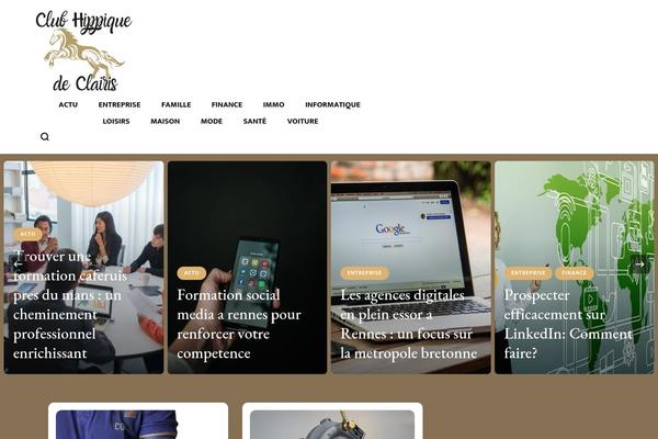 Blossom PinIt theme site design template sample