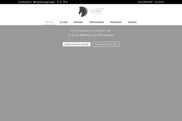 Divi theme site design template sample
