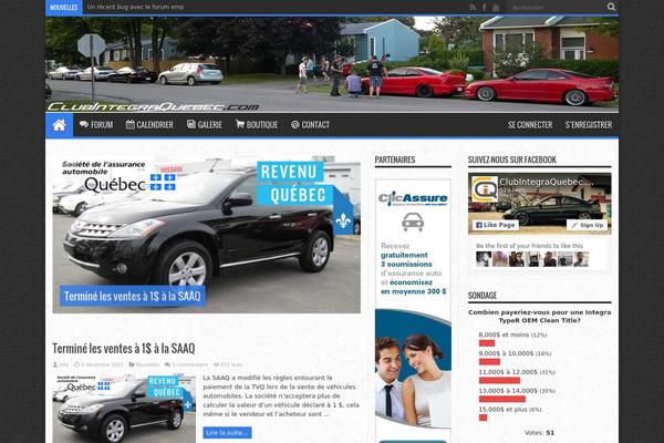 Jarida theme site design template sample