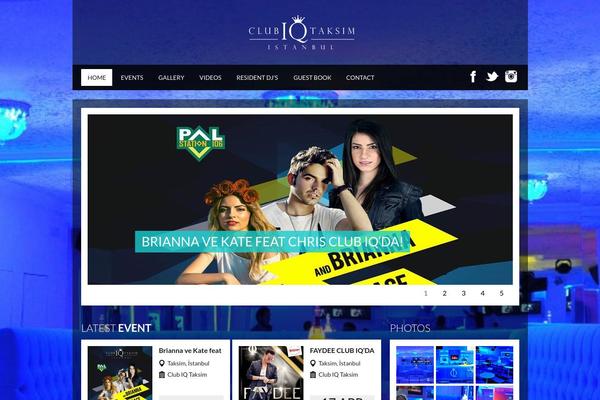 Soundwave theme site design template sample
