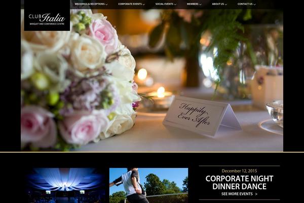 clubitalia.ca site used Zefirr