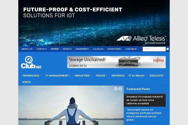 Magazinum theme site design template sample