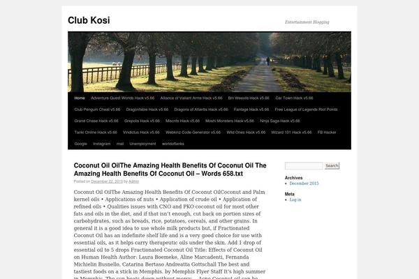 BlankSlate theme site design template sample