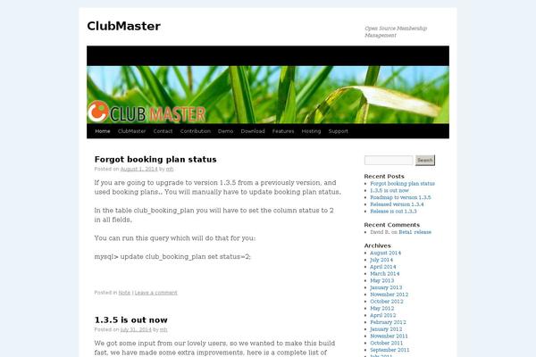 WordPress website example screenshot