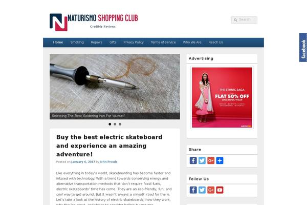 Site using Easy facebook feed plugin
