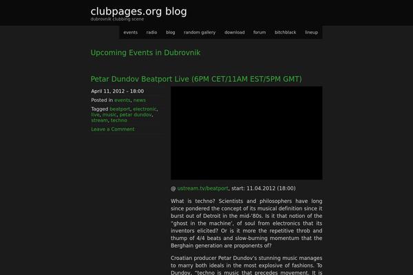 clubpages.org site used ChaosTheory