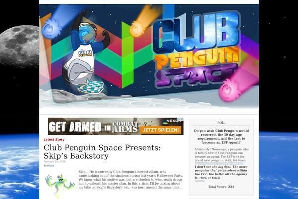 Magazine Basic theme site design template sample