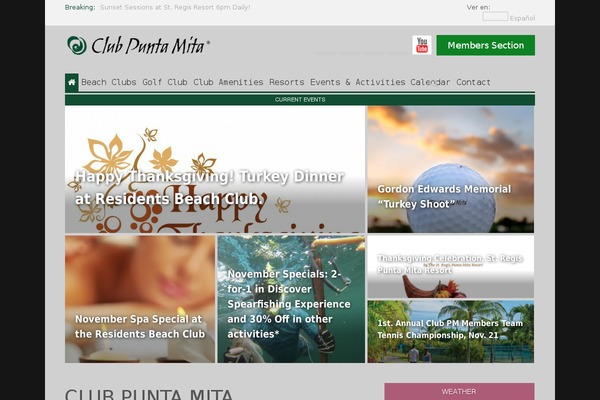 Site using EventON plugin