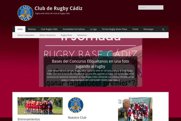 clubrugbycadiz.es site used Catch Responsive