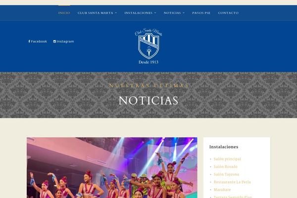 clubsantamarta.com site used Club_santa_marta_theme