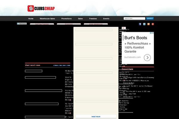 clubscheap.com site used Gadgetine_2.0