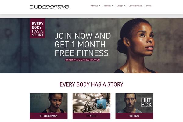 clubsportive.nl site used Gymboom
