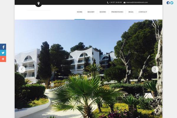 Soho Hotel theme site design template sample