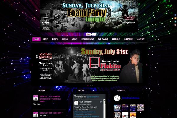 Dancefloorv3 theme site design template sample