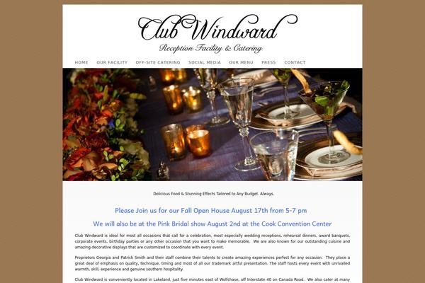 Club theme site design template sample