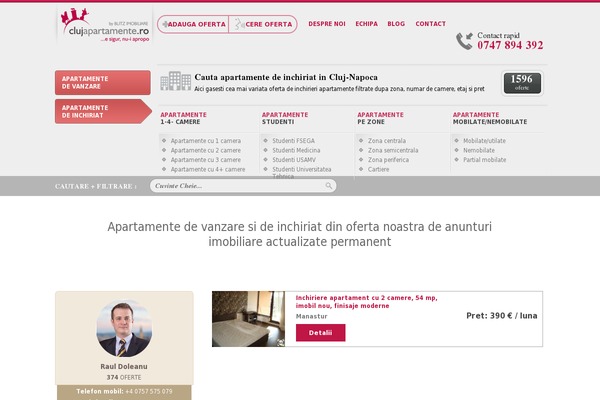 Blog theme site design template sample