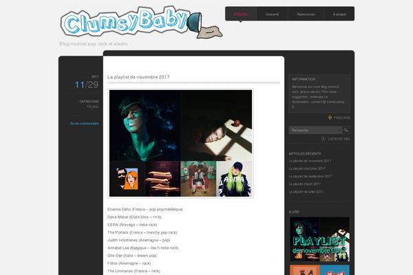 monochrome theme site design template sample