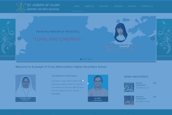 University theme site design template sample