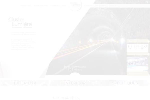 clusterlumiere.com site used Custom_theme_child