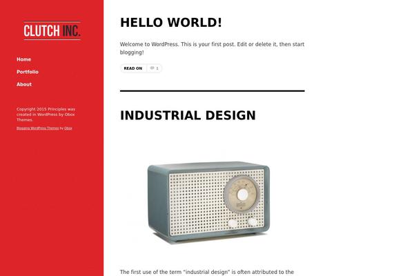 clutchinc.com site used Principles