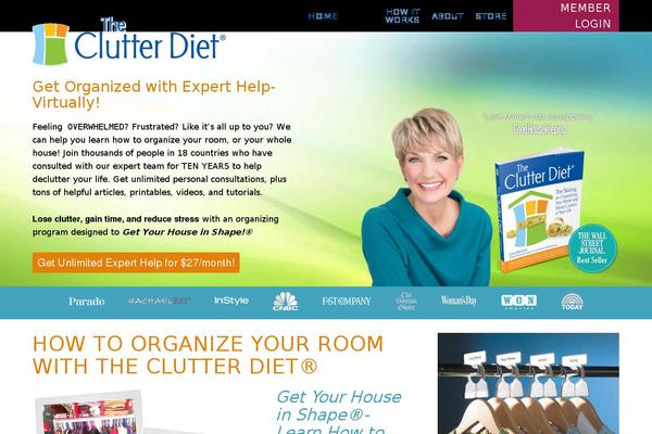 clutterdiet.com site used Clutterdiet-bones