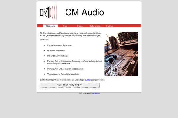 Vantage theme site design template sample