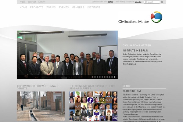 Cm theme site design template sample