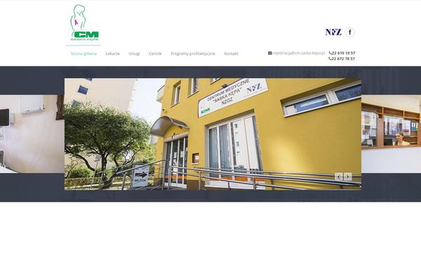 Medical Doctor theme site design template sample