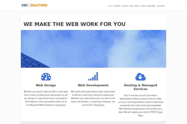 Focusblog theme site design template sample
