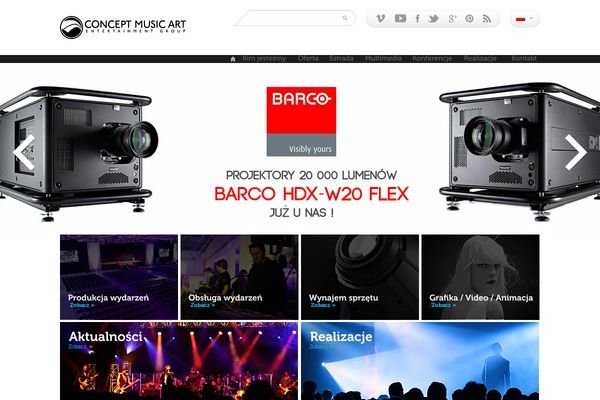 CMA theme site design template sample