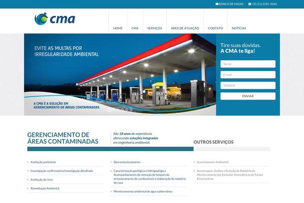 CMA theme site design template sample