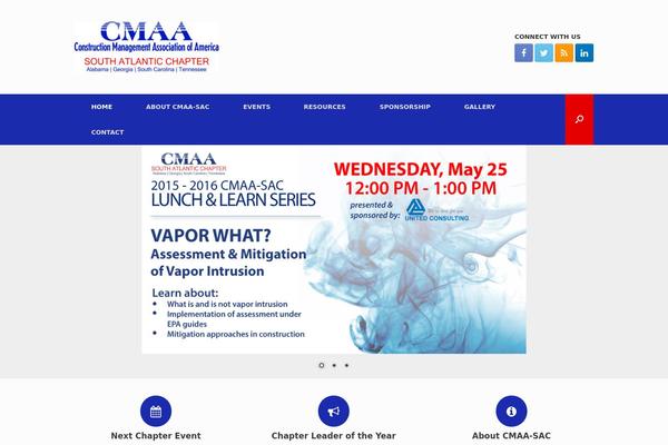 Vantage theme site design template sample