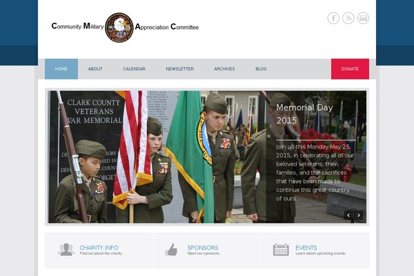 Politician theme site design template sample