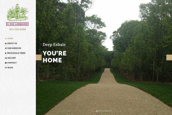 Cabin theme site design template sample