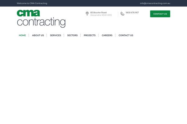 cmacontracting.com.au site used Child_theme
