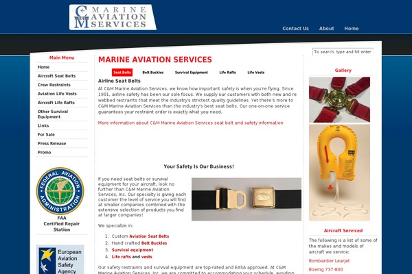 cmaviationservices.com site used Aviation