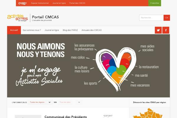 Nexus Child theme site design template sample