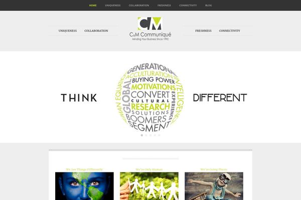 Adapt theme site design template sample