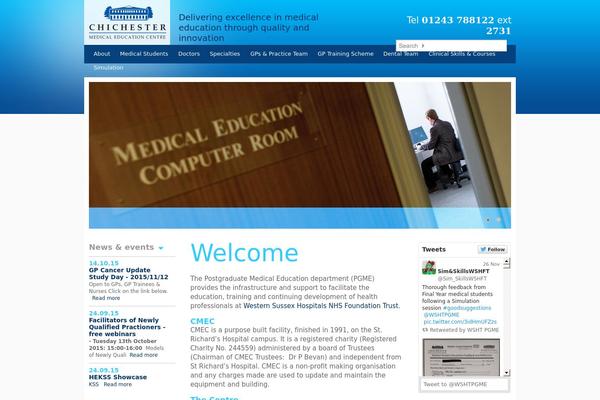 Cold theme site design template sample